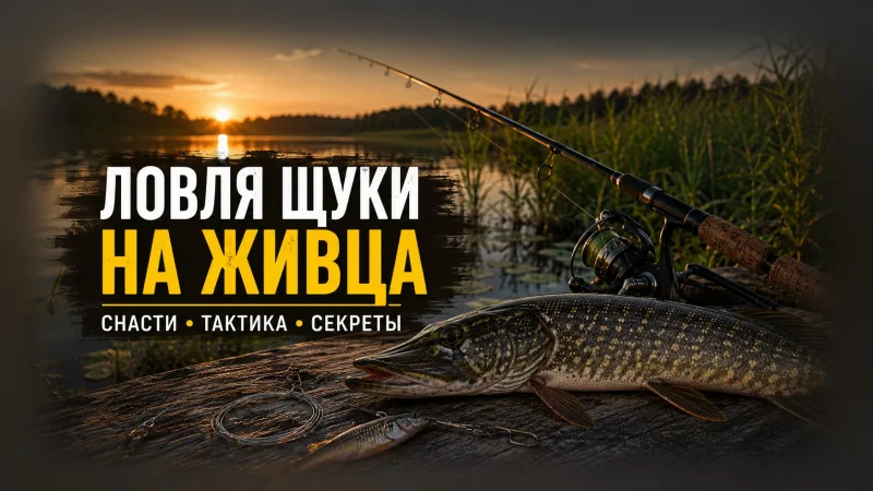 Ловля щуки на живца: секреты успешной рыбалки